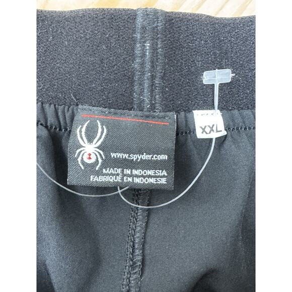 Spyder Active Men’s Black Shorts Stretch Logo Size XXL NWOT - Picture 5 of 6